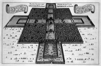 Plan of the Imperial Palace in Peking by Dutch School